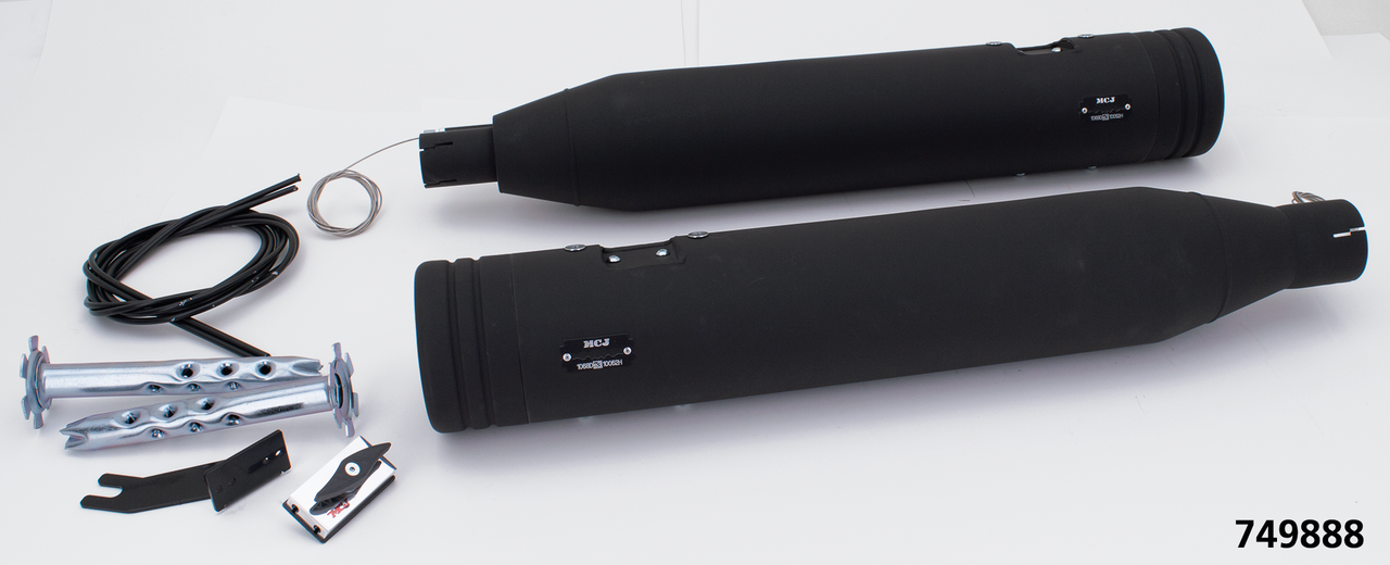 Mcj Adjustable Exhausts for Touring