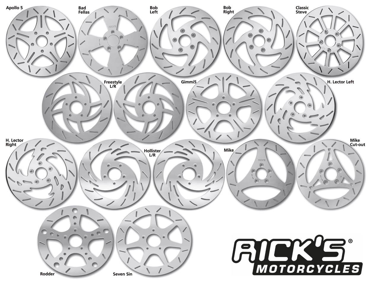 Rick's Stainless Steel Disc Brake Rotors