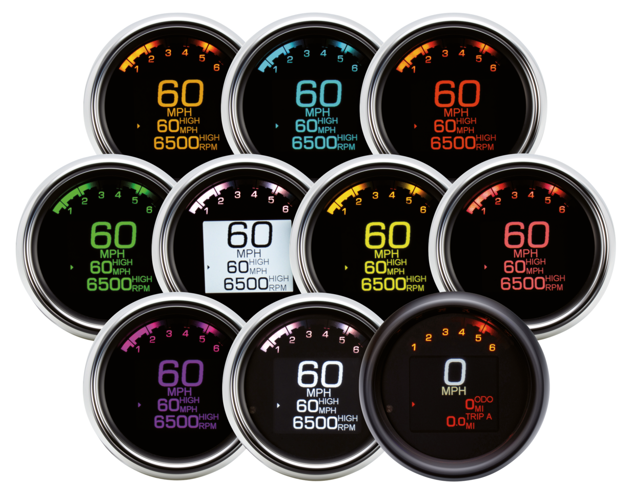 Dakota Digital MLX-3000 Speedo with Integrated Tacho – Gauges & Dashes