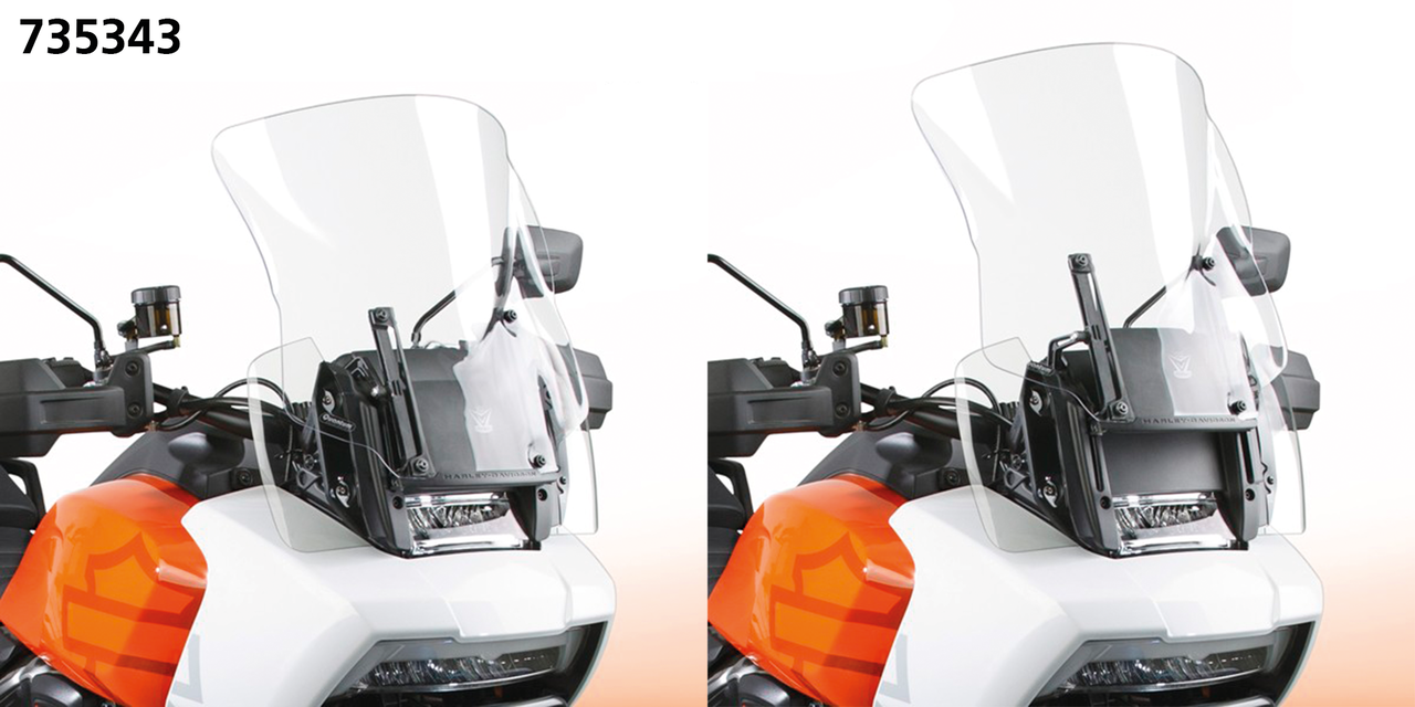 National Cycle V-Stream Windscreens for Pan America – Windshield