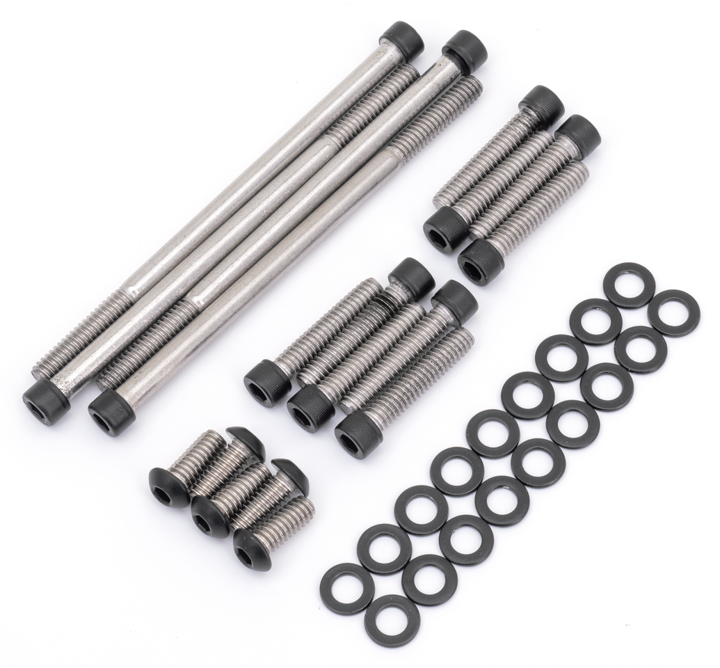 Screws4Bikes Black Stainless Steel Primary Cover Screws – Primary & Clutch