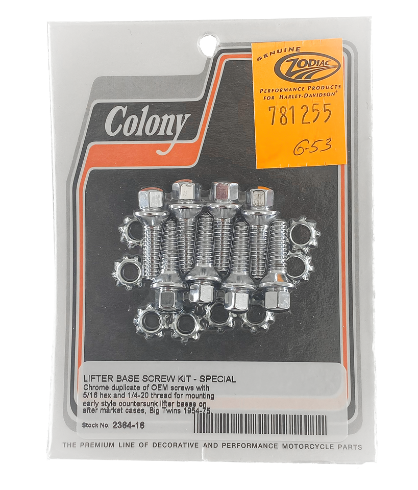 Colony Lifter Base & Tappet Block Screws – Hardware