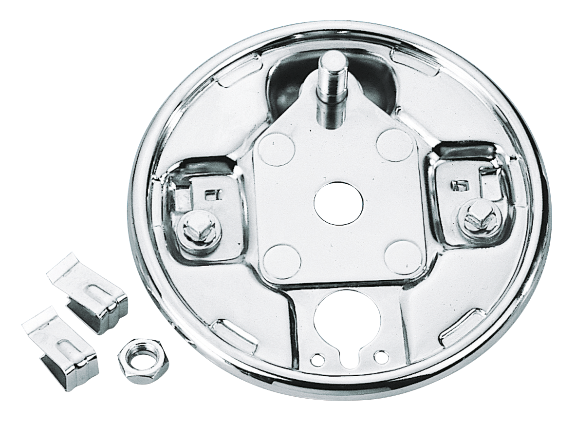 Zodiac Chrome Rear Brake Backing Plates