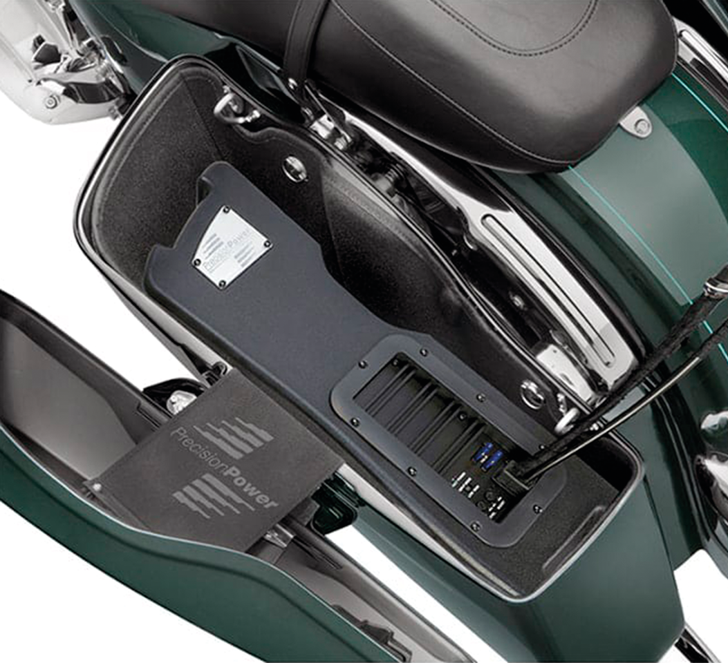 Precision Power Powered Saddlebag Subwoofers – Helmets