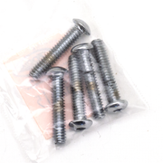 Midwest Acorn Nut Company Assortment Tray of Chrome Plated Larger Button Head Allen Screws – Hardware