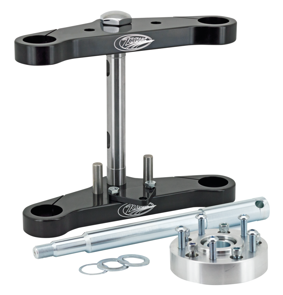 Zodiac Fat Plate Rev"o"lution Mid Glide Kit for Fx, Fxr, Dyna & Sportster – Front Forks