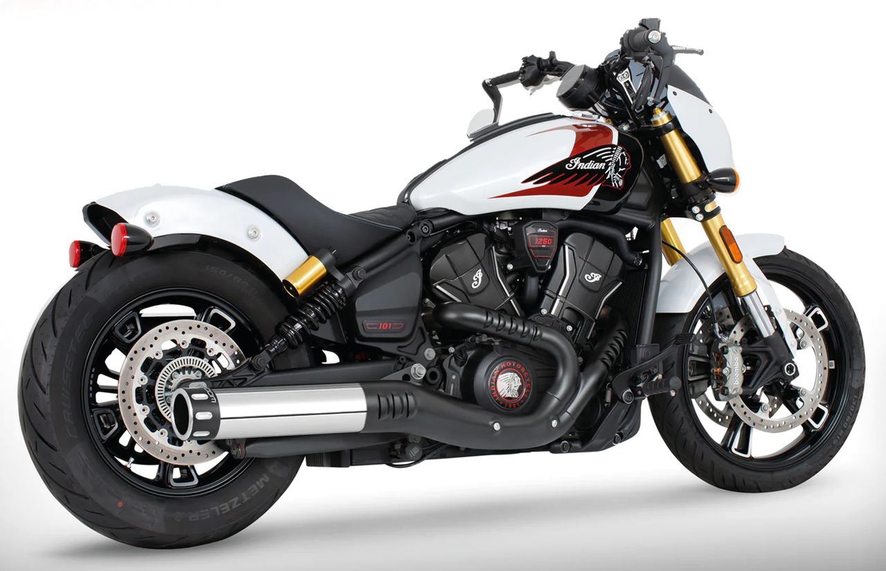 Freedom Performance Exhaust 4" Slip-Ons for Indian Scout 2025 to Present