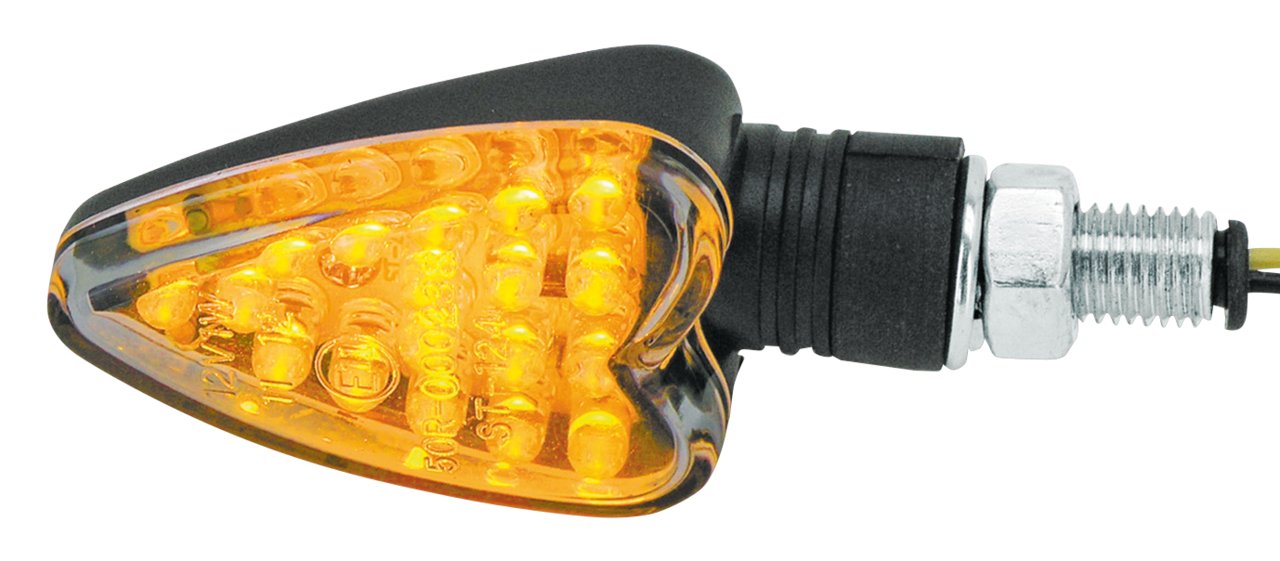 Zodiac EU Approved Black Heart LED Turn Signal – Electric & Light