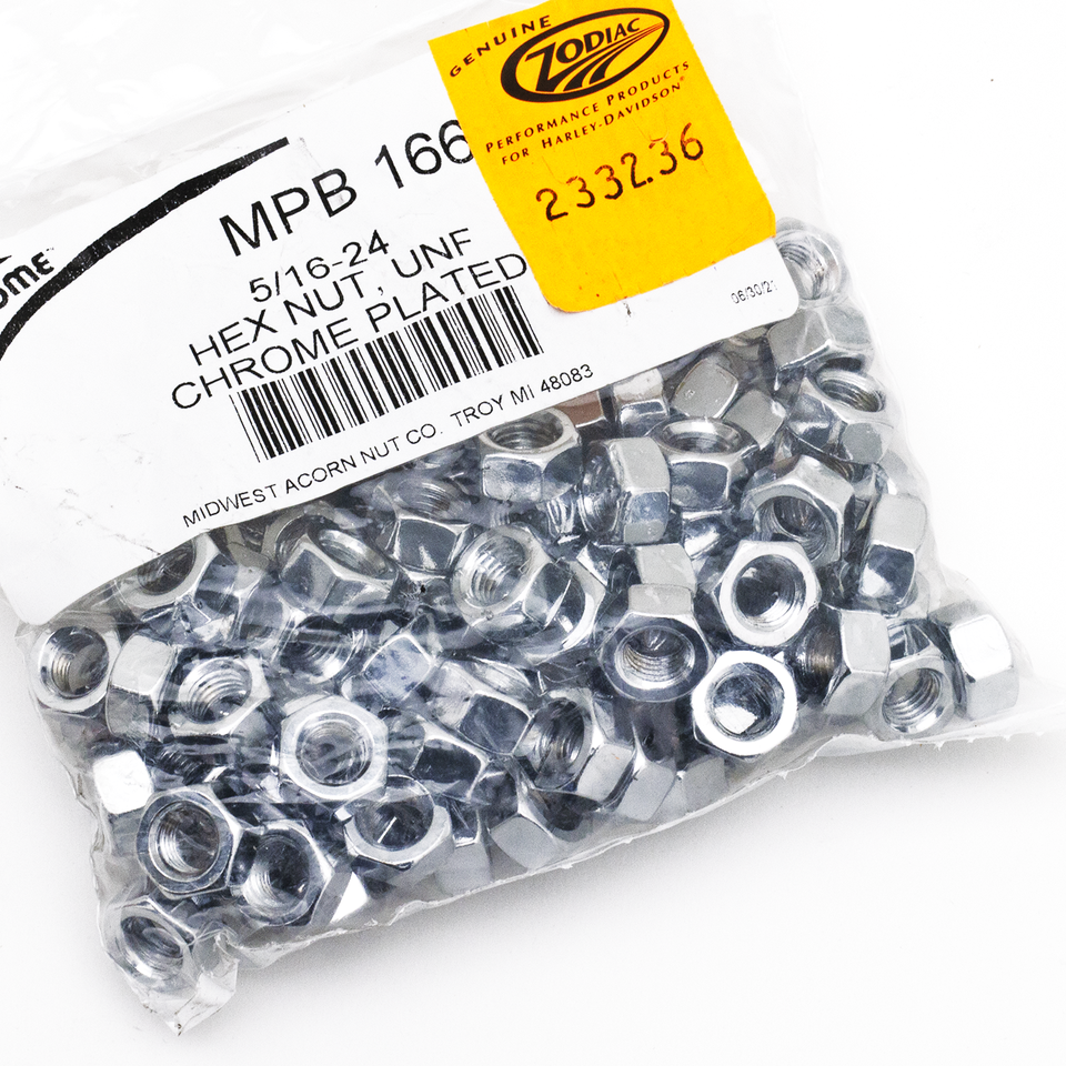Midwest Acorn Nut Company Chrome Plated Nuts and Washers Assortment – Hardware