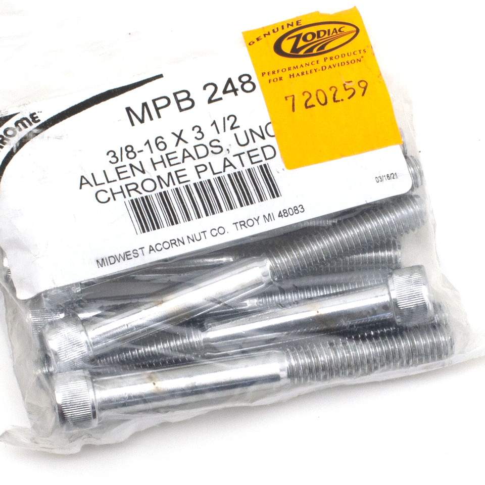 Midwest Acorn Nut Company Chrome Plated GRADE-8 Allen Head Socket Screws – Hardware
