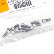 Midwest Acorn Nut Company Chrome Plated GRADE-8 Allen Head Socket Screws – Hardware