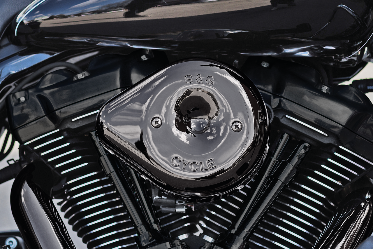 S&S Stealth Dark Chrome Teardrop Air Cleaner Kit – Intake