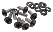 Screws4Bikes Black Stainless Steel Chin Spoiler Screw Kits – Frame & Rear Suspension