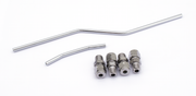 V-Twin Chrome Rocker Oil Lines – Engine