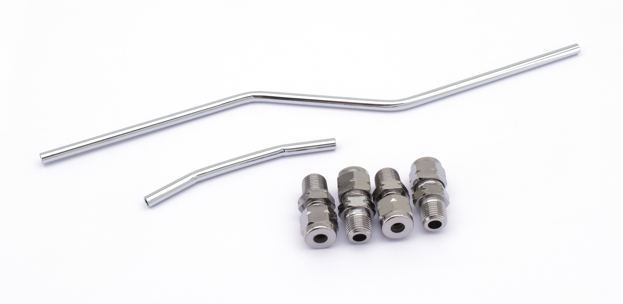 V-Twin Chrome Rocker Oil Lines – Engine