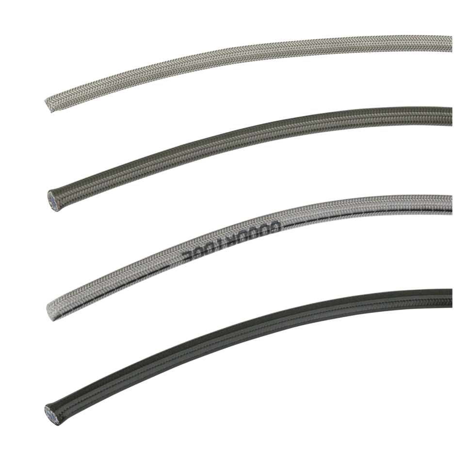 Goodridge Ultimate Stainless Steel Braided Brake and Clutch Lines with All Chrome or Stainless Steel Fittings – Control Cables & Hydraulic Lines