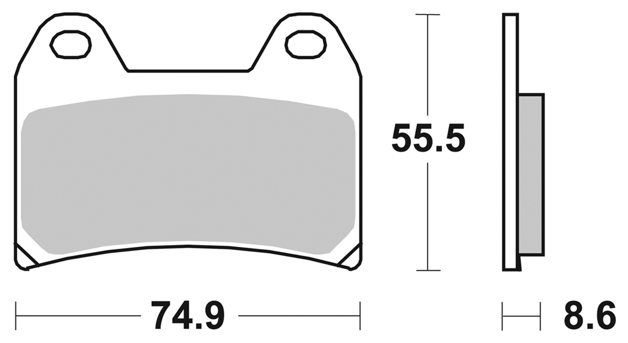 SBS Brake Pads for After Market Calipers
