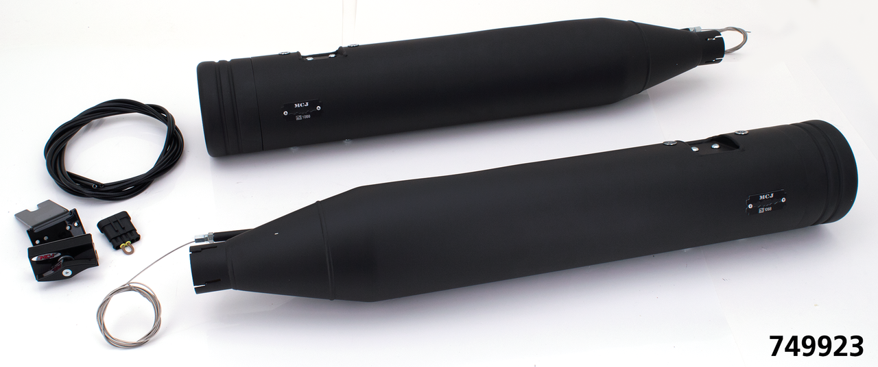 Mcj Adjustable Exhausts for Touring