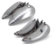 Zodiac 4" Stretched Steel Flat-Side Gas Tank for Softail – Gas- & Oil Tank
