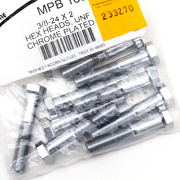 Midwest Acorn Nut Company Chrome Plated Hex Head Cap Screws Assortment – Hardware