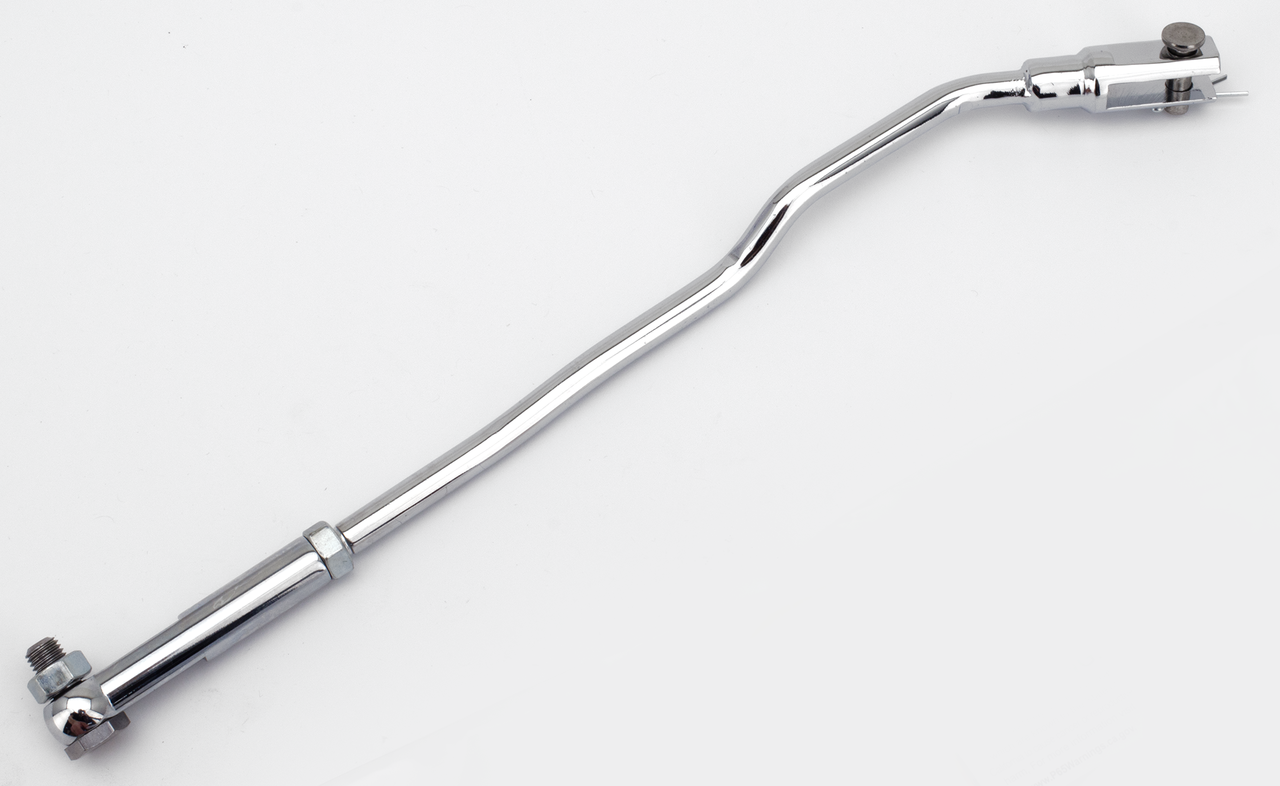 V-Twin Chrome Plated Gear Shifter Linkage and Rod End for Big Twin – Foot Control