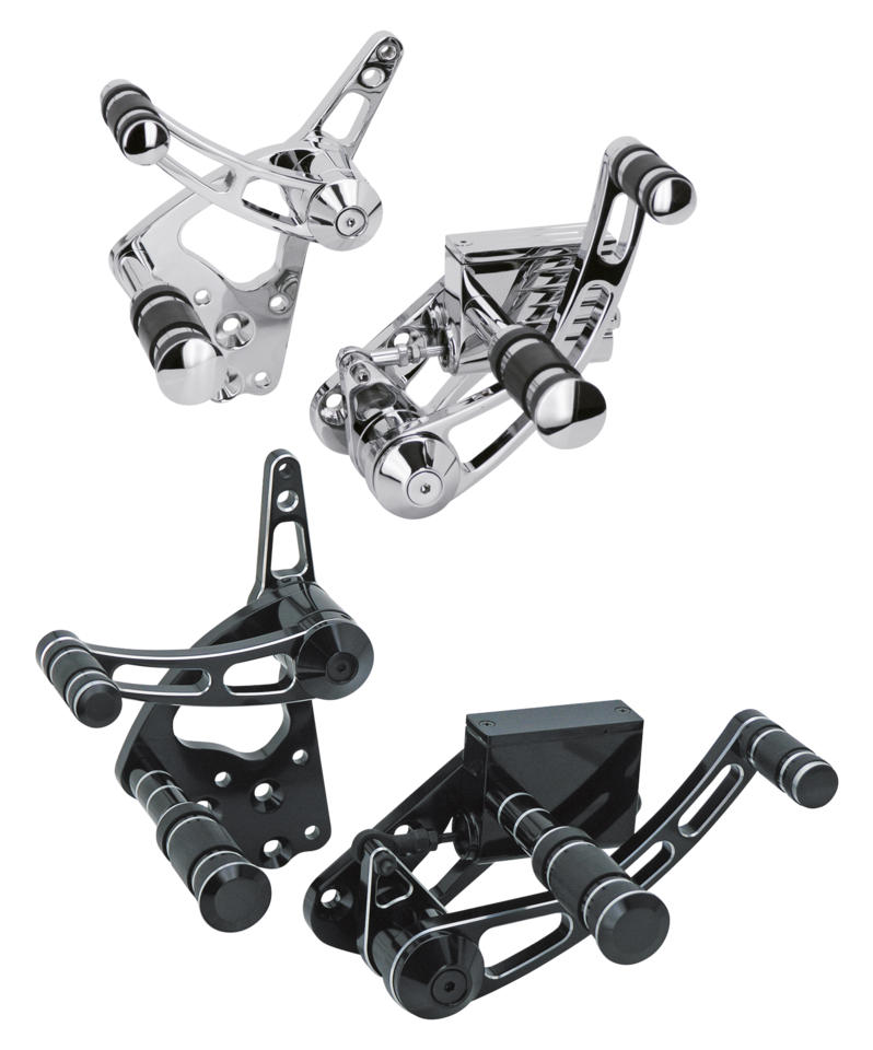 Zodiac Forward Control Kit for Softail & 4 Speed FX FL – Foot Control