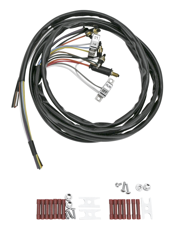 Daytona Handlebar Wiring Harnesses with Switches and Hardware 1972-1981