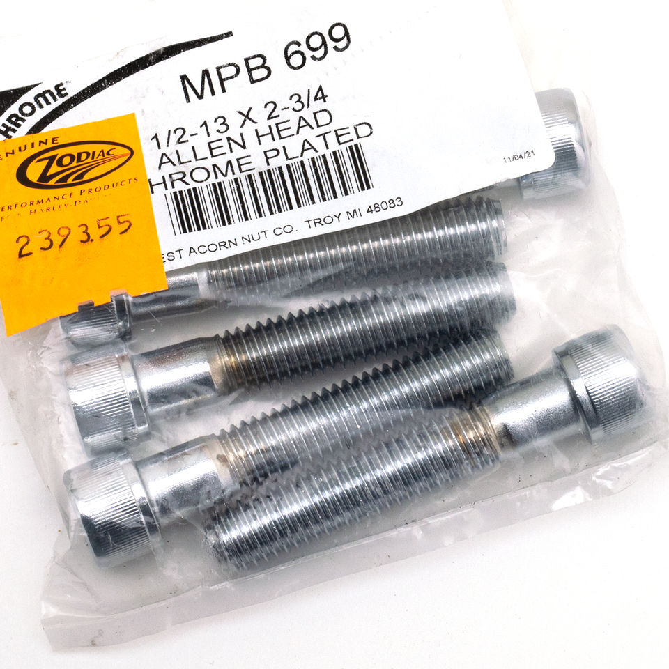 Midwest Acorn Nut Company Chrome Plated 1/2'' Unc Allen Head Screw Assortment – Hardware