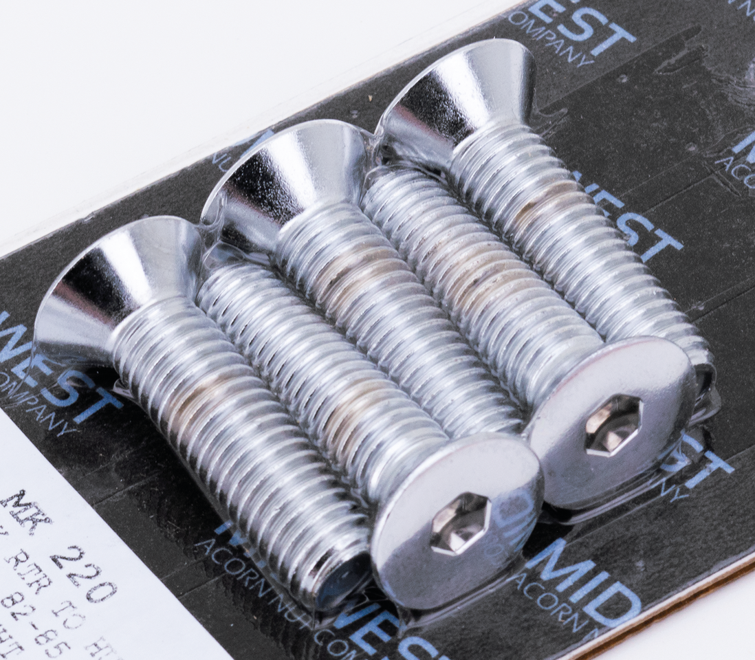 Midwest Acorn Nut Company Brake Rotor Screws & Nuts for Touring – Hardware