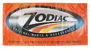Zodiac Logo Vinyl Banner – Helmets