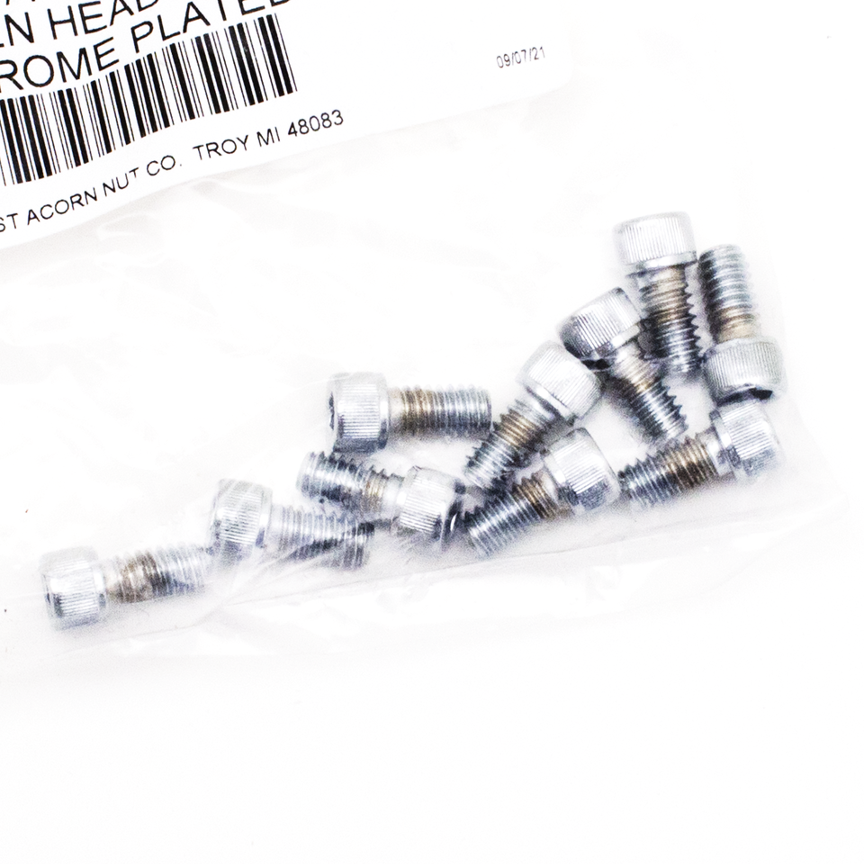 Midwest Acorn Nut Company Chrome Plated GRADE-8 Allen Head Socket Screws – Hardware