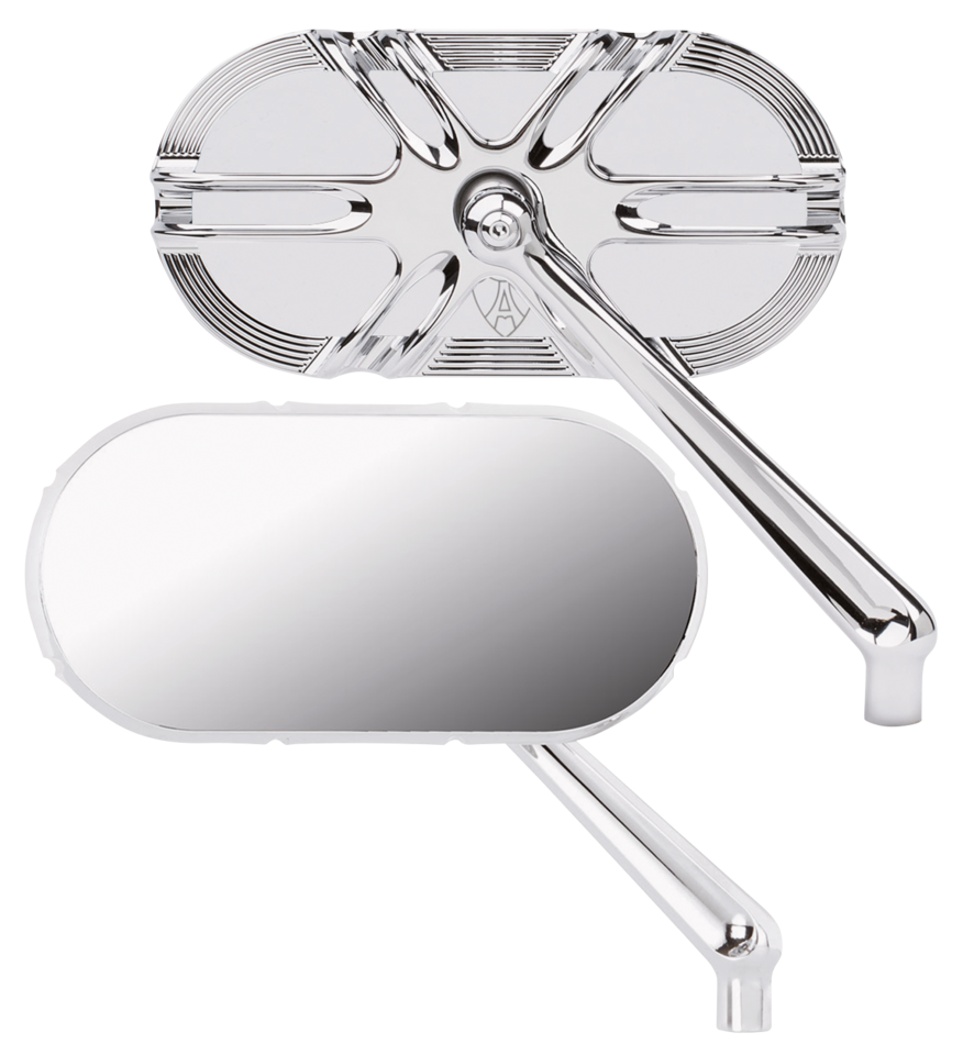 Arlen Ness Caged Series Forged Billet Mirrors – Handlebar