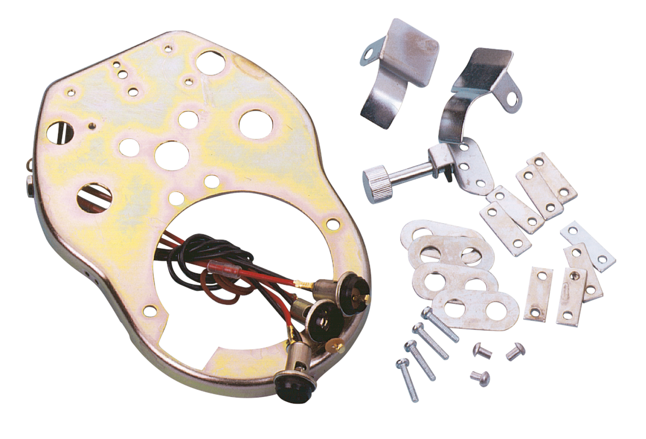 V-Twin Cat-Eye Dash for Fat Bob Tank – Gauges & Dashes