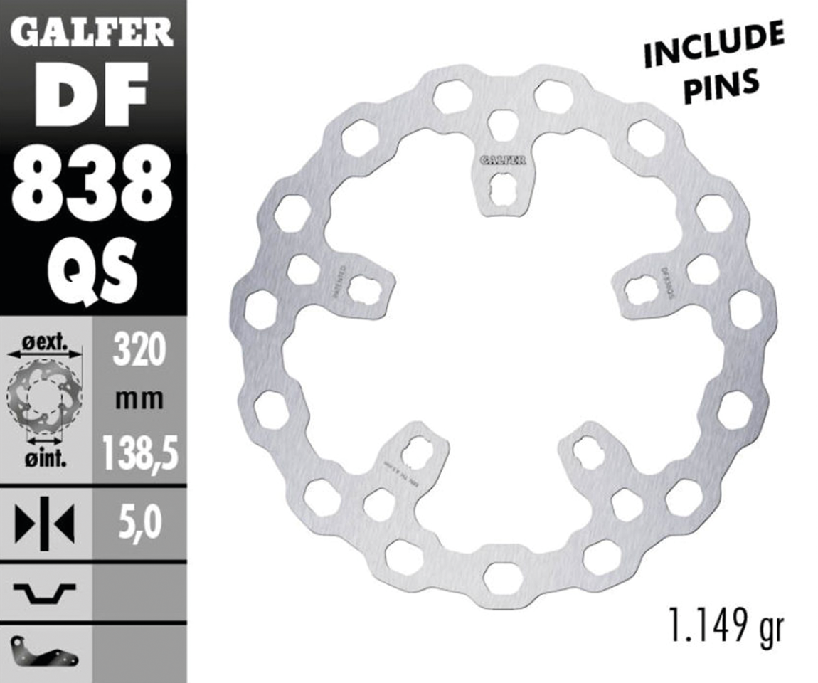 Galfer "big Cubiq" Disc Brake Rotors
