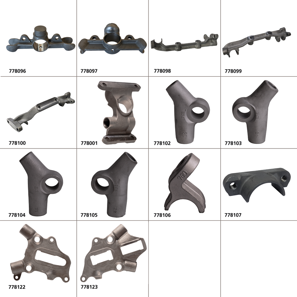 VG Classic Frames & Parts VG Classic Replica Cast Iron Frame Parts for Vintage Models – Frame & Rear Suspension