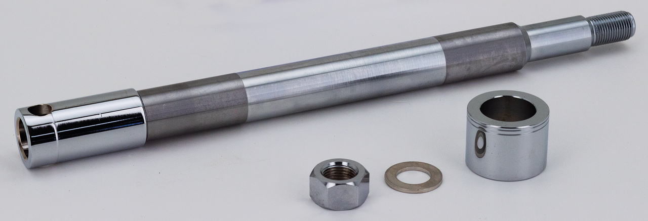 Zodiac Chrome Plated Front and Rear Axles – Wheel & Tire