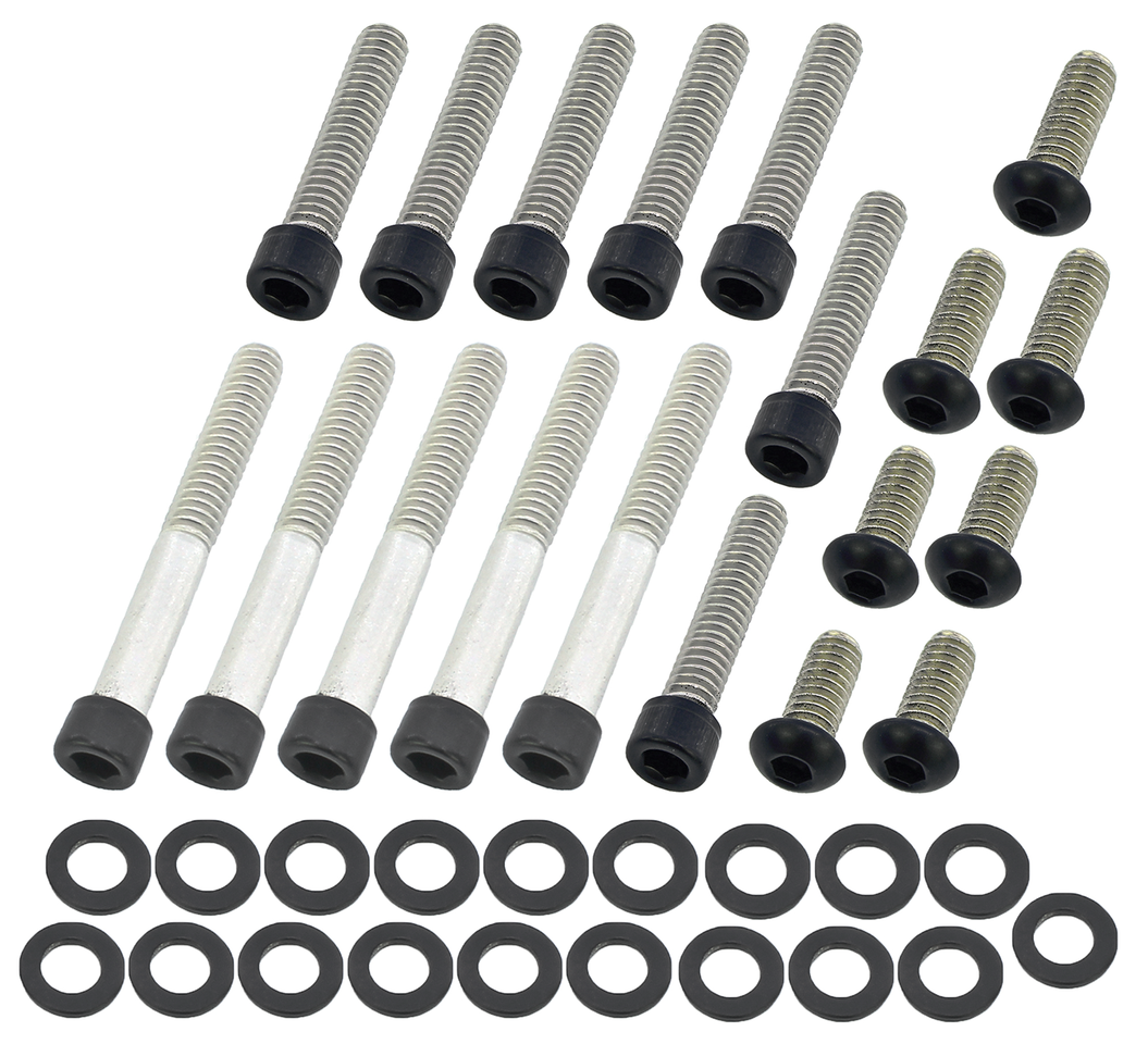 Screws4Bikes Black Stainless Steel Primary Cover Screws – Primary & Clutch