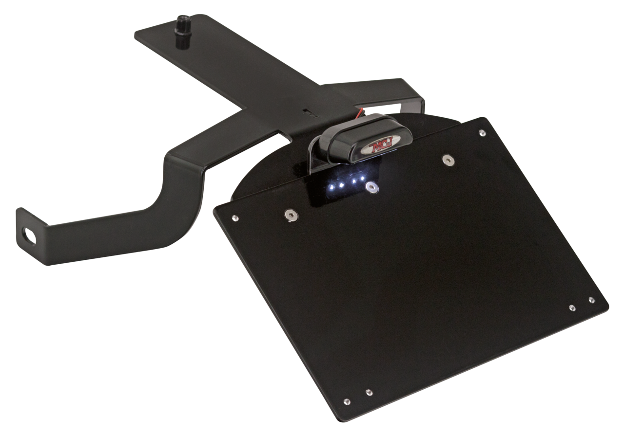 Mcj Lighted License Plate Brackets for Milwaukee Eight Softail – Electric & Light