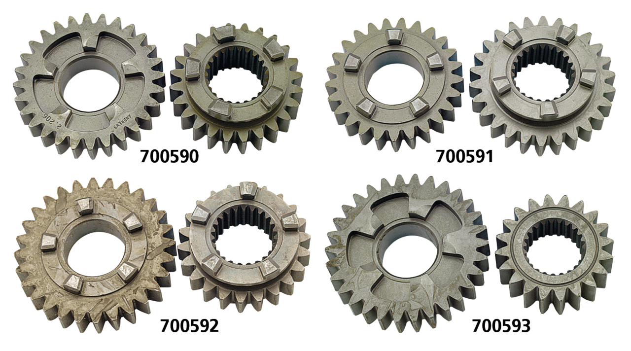 Andrews Gears and Shafts for 1991 Thru 2005 Sportster – Transmission