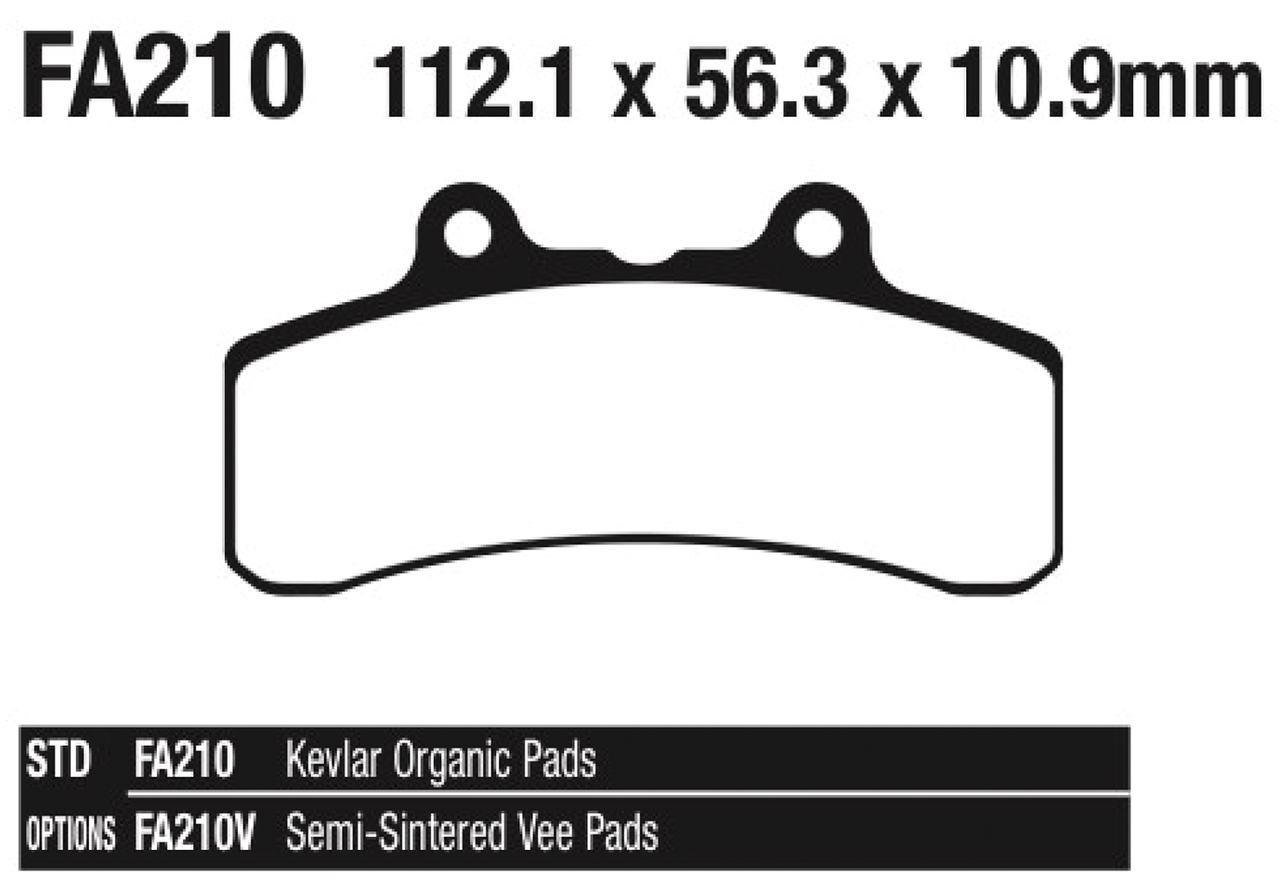 EBC Brakes International Brake Pads for After Market Calipers