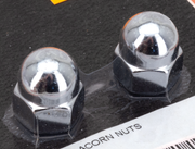 Colony Round Top Chrome Acorn Nuts – Hardware