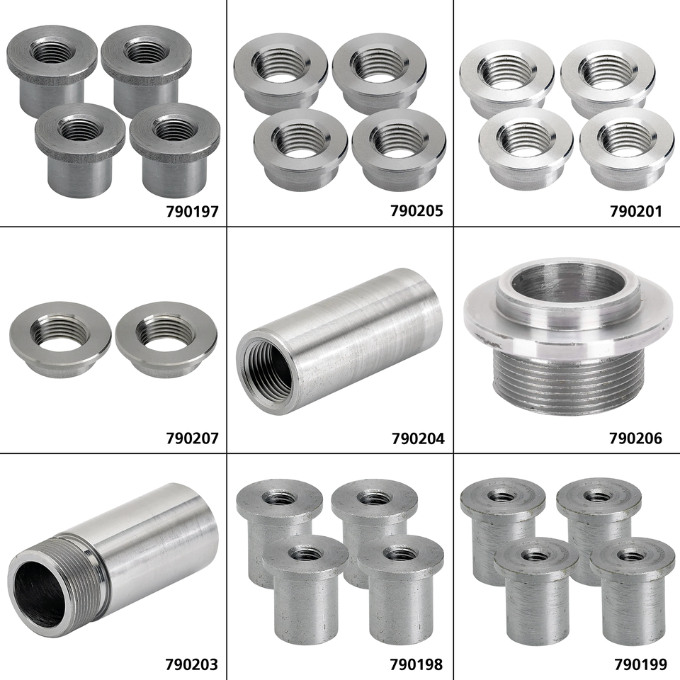 Lowbrow Customs Weld-In Tank Mount and Fuel Valve Bungs – Gas- & Oil Tank