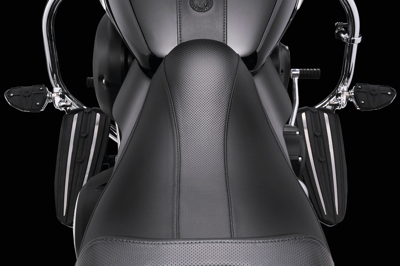 Ciro 3D Under Seat Mounted Heat Deflectors for Indian – Frame & Rear Suspension