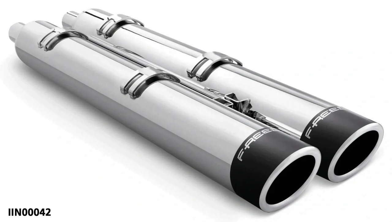 Freedom Performance Exhaust 4" Slip-Ons for Indian Powerplus & Thunderstroke
