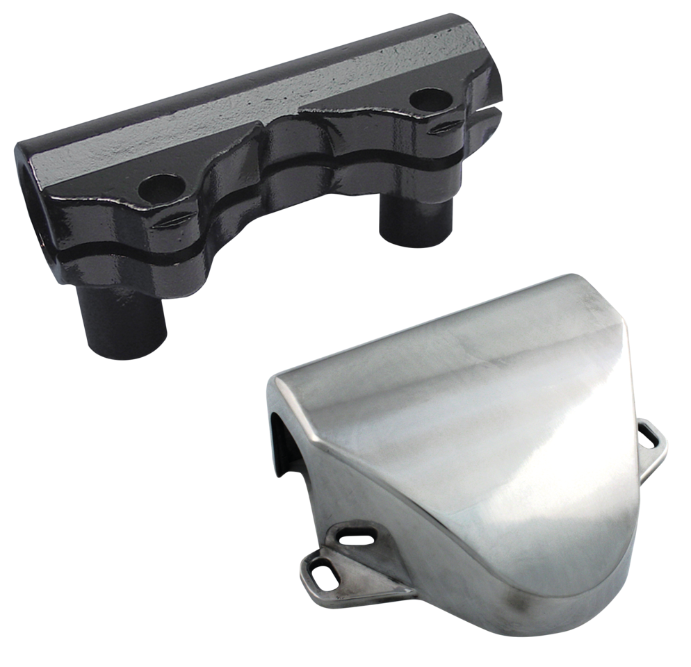 V-Twin Handlebar Riser Clamp and Cowl Cover for Vintage Models
