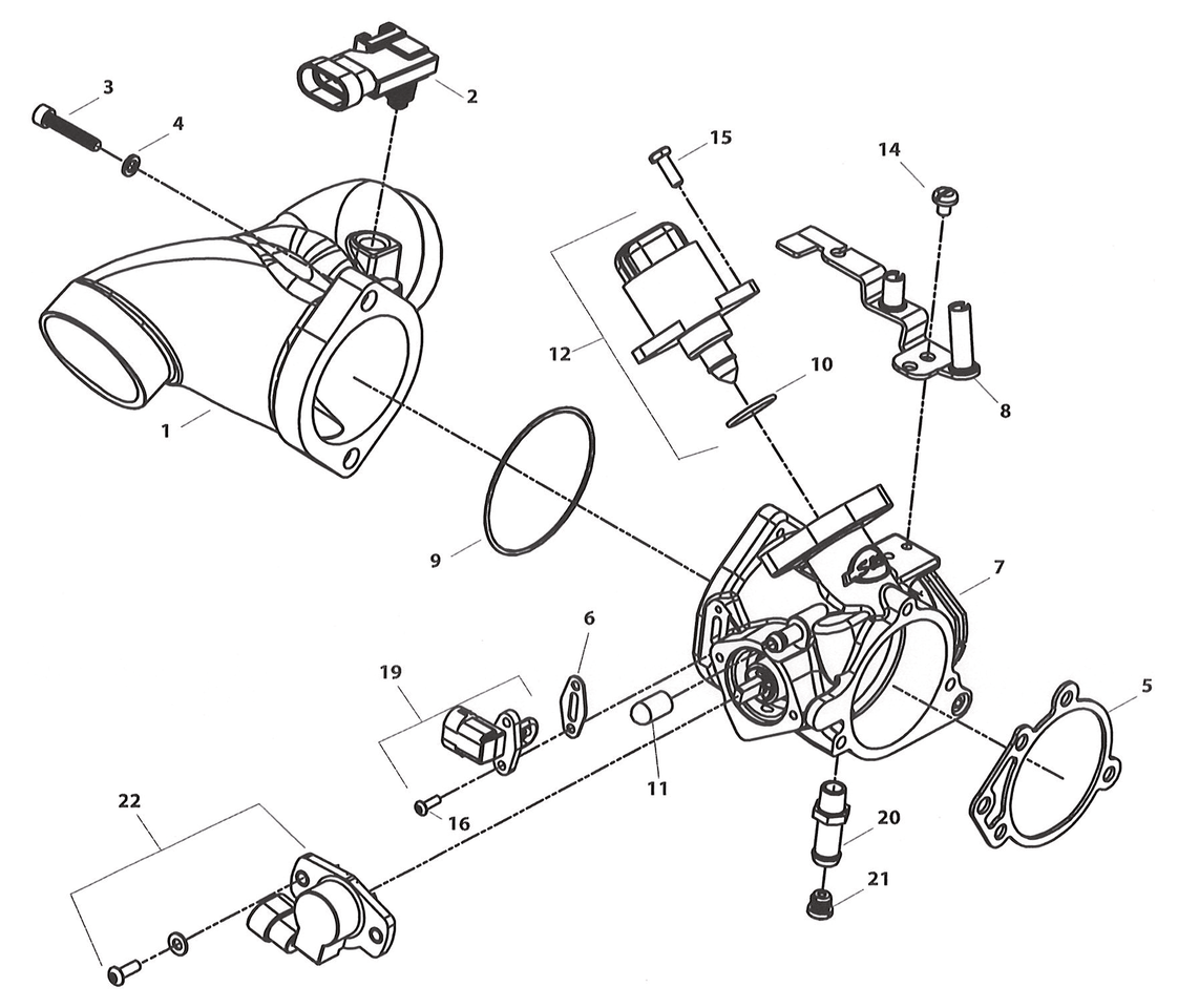 S&S Cycle Throttle Body & Manifold for X-Wedge – X-Wedge parts