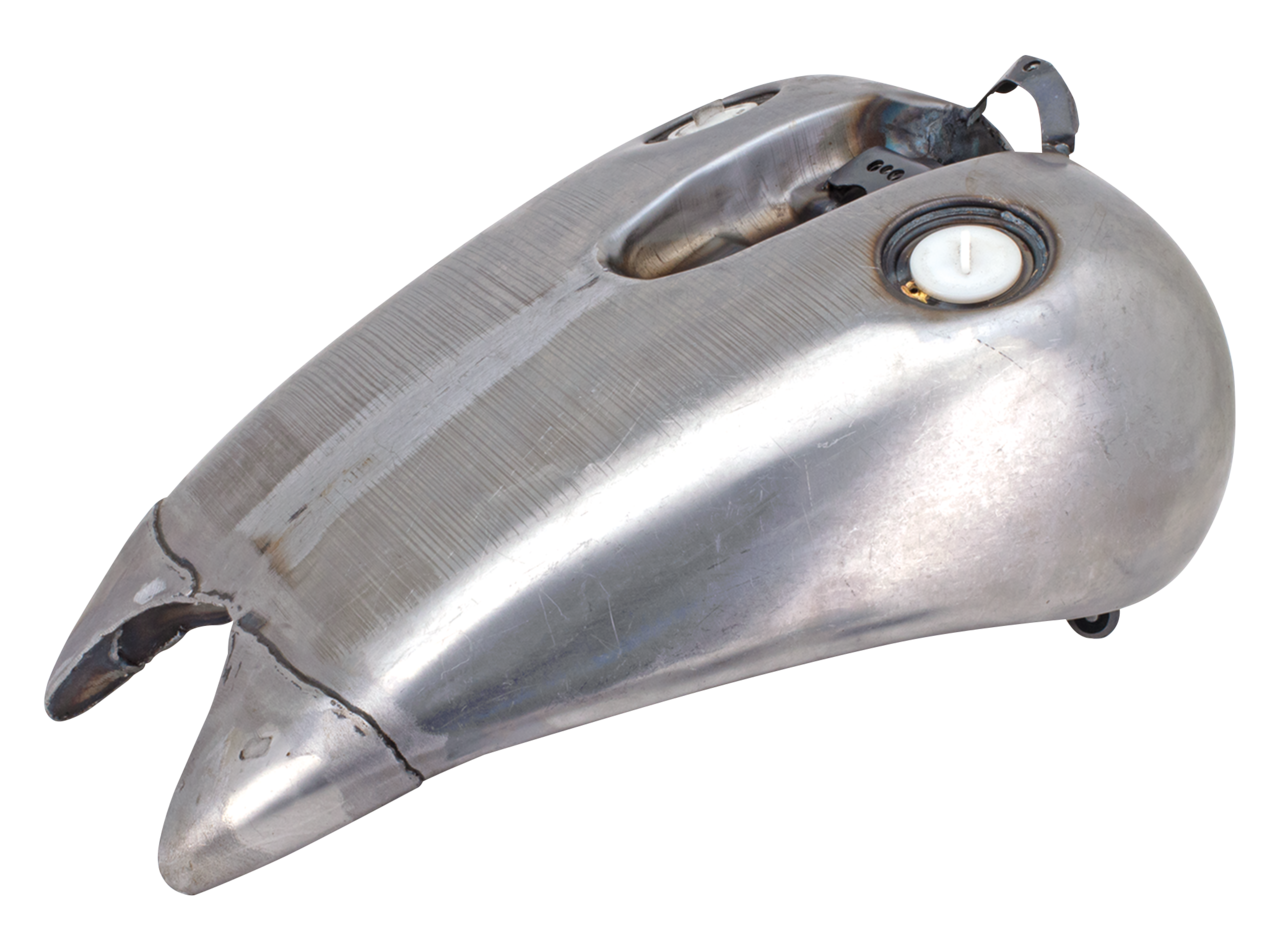 Zodiac One Piece 4" Stretched Steel Gas Tank for Softail with Dash Mount – Gas- & Oil Tank