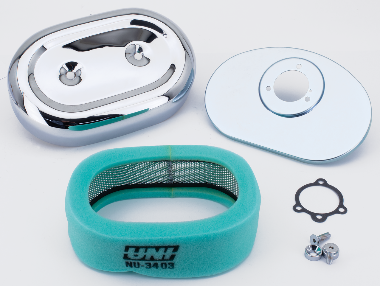 V-Twin Stock Style Oval Air Cleaner – Intake