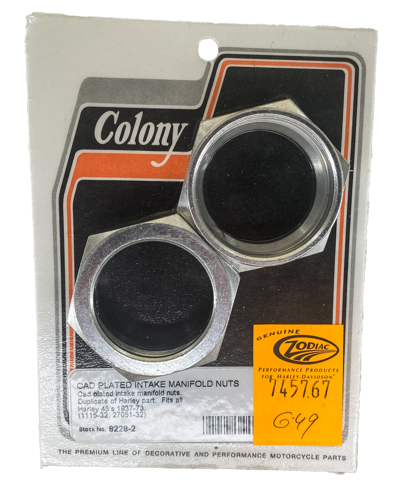 Colony Manifold Parts for 45CI, Early Ohv & Side Valve Models – Intake