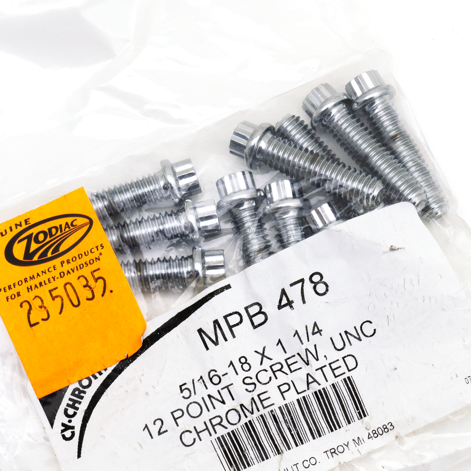 Midwest Acorn Nut Company Chrome Plated 12 Point Bolt Assortment Tray – Hardware